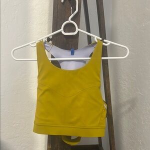 Brooks Running- SportsBra- Size L- Mustard Yellow-